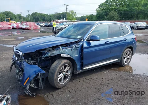 2021 BMW X3 xDrive30I from USA, damaged, VIN 5UXTY5C06M9D87736